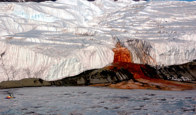 Antarctica Blood Falls - © Attention Deficit Disorder Prosthetic Memory Program
