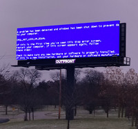 Billboards System Error - © Attention Deficit Disorder Prosthetic Memory Program