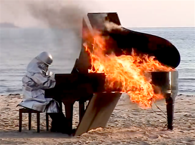 Burning Piano - © Attention Deficit Disorder Prosthetic Memory Program