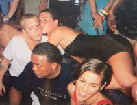 Eminem with fans - © Attention Deficit Disorder Prosthetic Memory Program