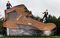 Largest Hiking Boot - © Attention Deficit Disorder Prosthetic Memory Program