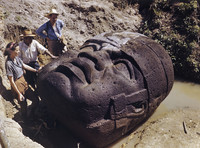 Olmec Colossal Heads - © Attention Deficit Disorder Prosthetic Memory Program