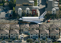 Shuttle Endeavor in the streets of Los Angeles - © Attention Deficit Disorder Prosthetic Memory Program