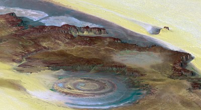 The Richat Structure - © Attention Deficit Disorder Prosthetic Memory Program